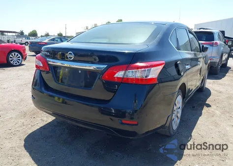 2015 Nissan Sentra S/Sv/Sr/Sl from USA, damaged, VIN 3N1AB7AP2FY378793